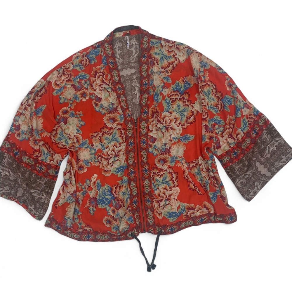 Free People Multicolor Wildflower Kimono.Size XS